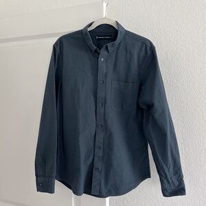 Navy Everlane Uniform Button Down